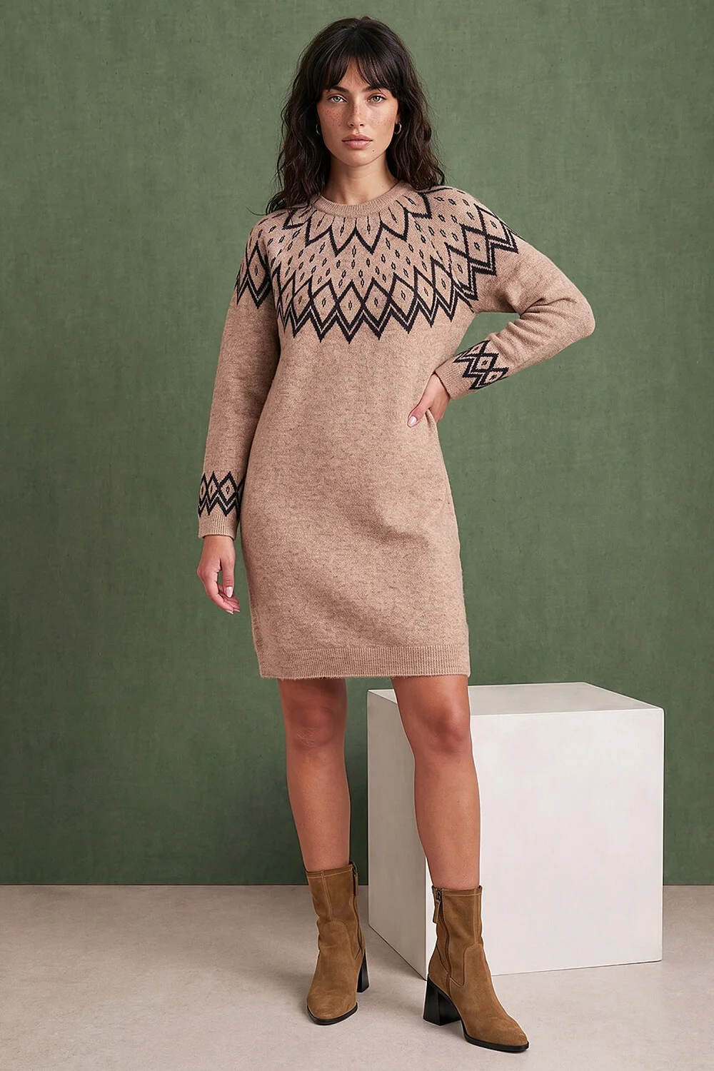 Roman Biscuit Fairisle knit dress - 18 Image 2