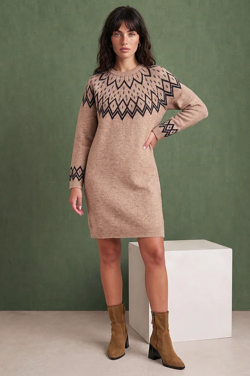 Roman Biscuit Fairisle knit dress - 18 Image 2