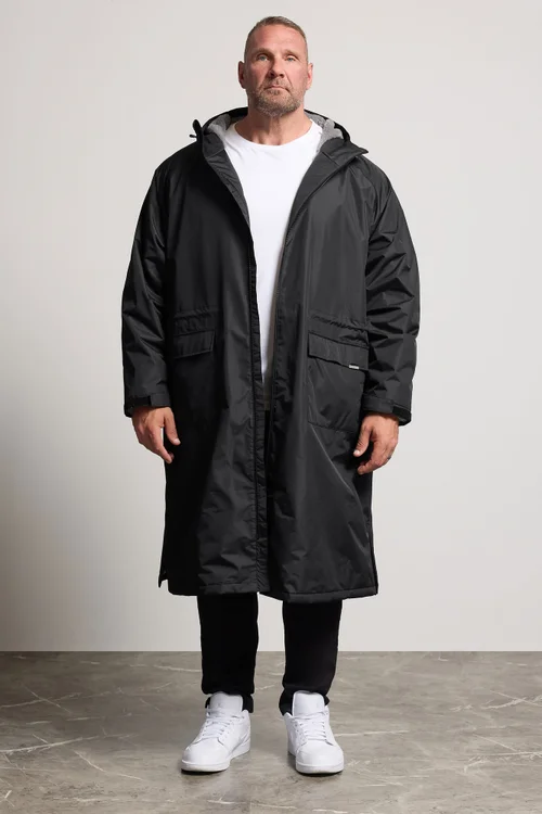 BadRhino Black Waterproof Fleece Lined Changing Robe - XL-2XL Image 2