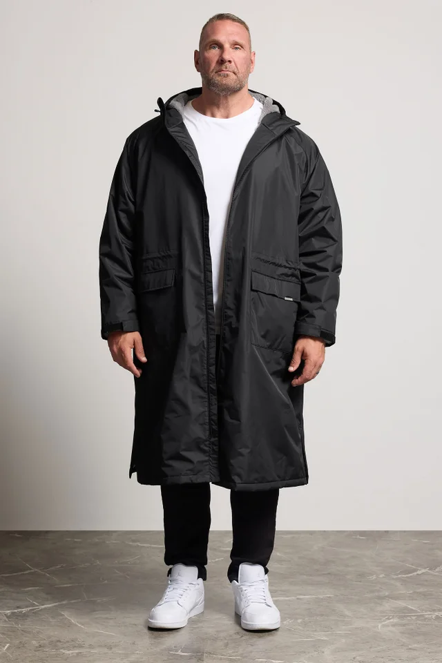 BadRhino Black Waterproof Fleece Lined Changing Robe