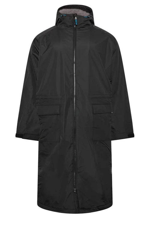 BadRhino Black Waterproof Fleece Lined Changing Robe - XL-2XL Image 5