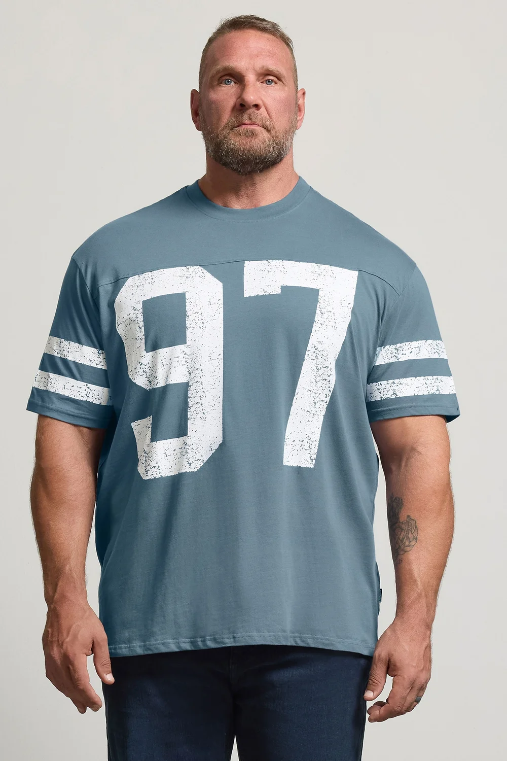 BadRhino Blue Varsity '97 T-Shirt - 4XL Long Image 1