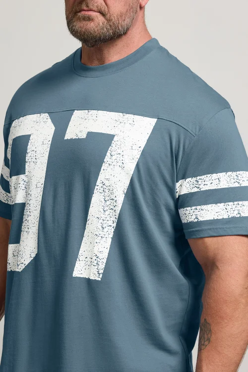 BadRhino Blue Varsity '97 T-Shirt - 4XL Long Image 4