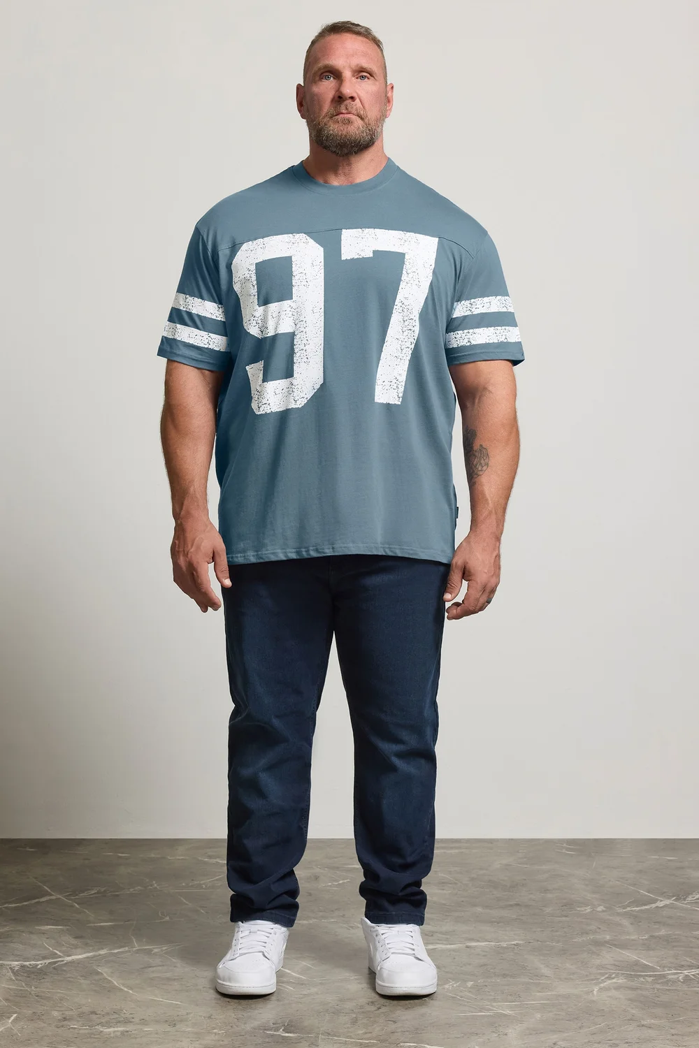BadRhino Blue Varsity '97 T-Shirt - 4XL Long Image 2