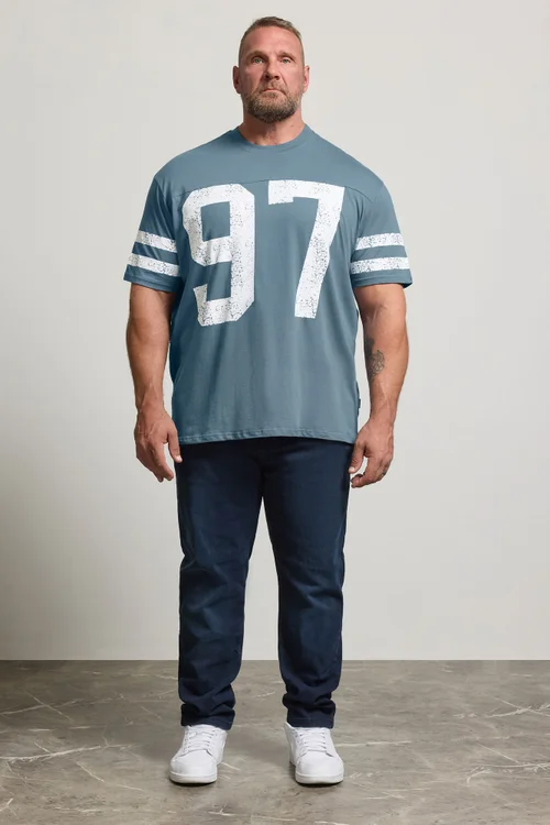 BadRhino Blue Varsity '97 T-Shirt - 4XL Long Image 2