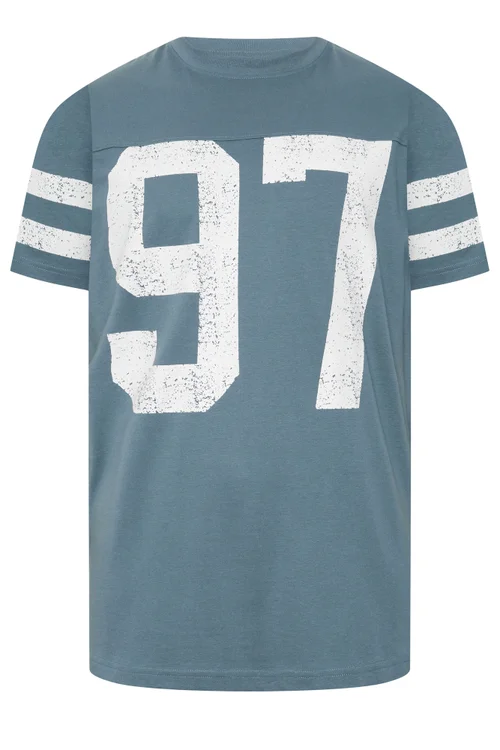 BadRhino Blue Varsity '97 T-Shirt - 4XL Long Image 5