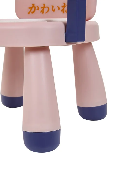 Kidkid Pink Lightweight Portable Baby Highchair with Tray 31x28x42cm - One Size Image 5