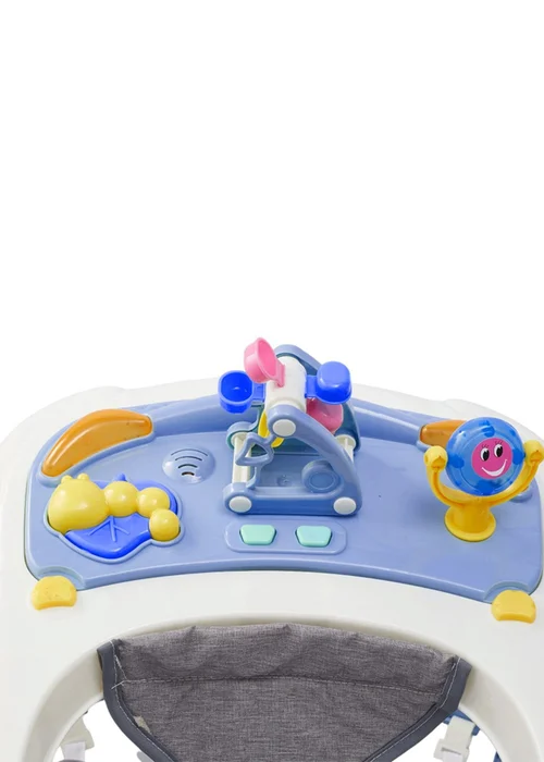 Kidkid Blue Foldable & Adjustable Baby Walker with Music 57x63x80cm - One Size Image 4