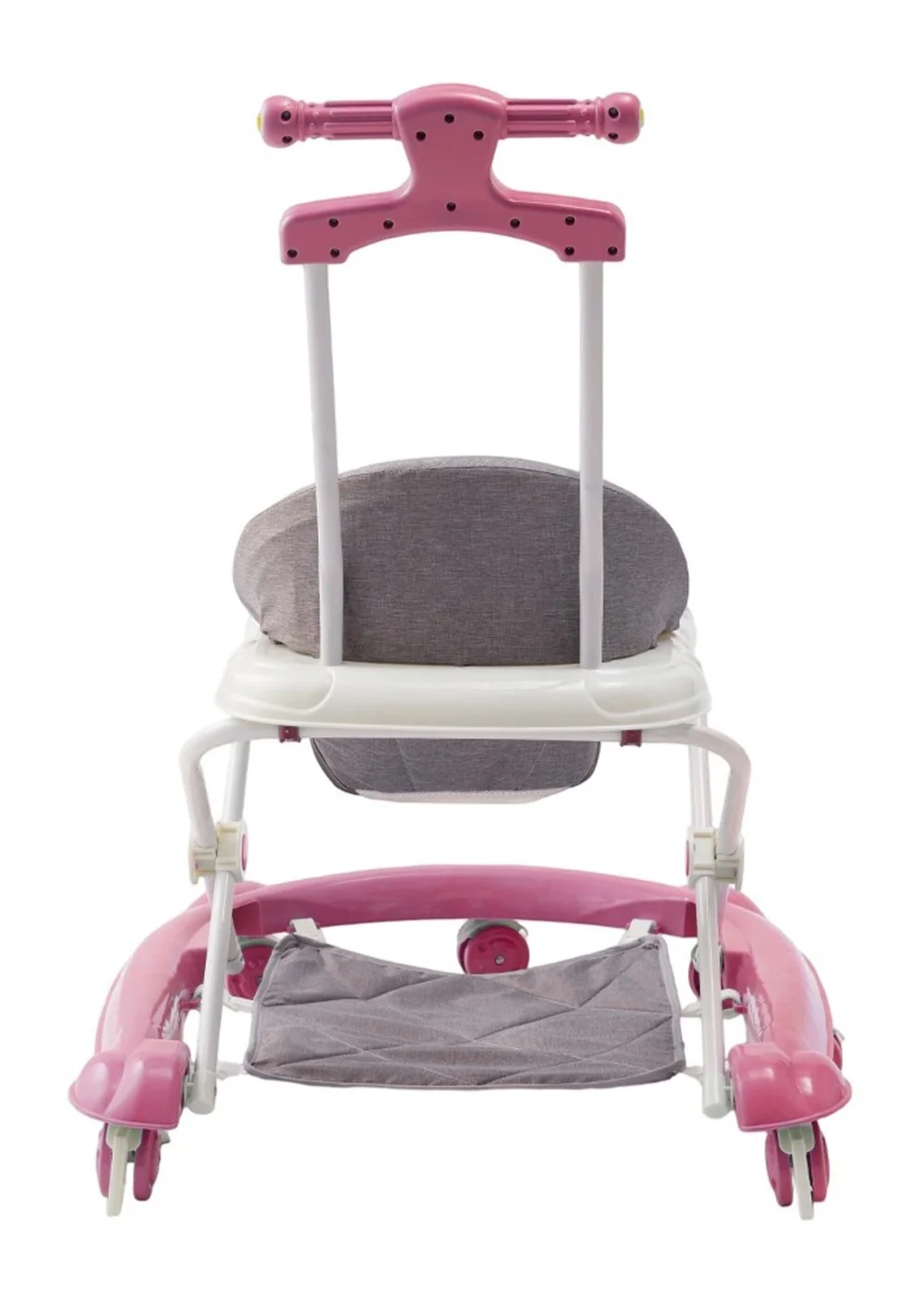 Kidkid Pink Foldable & Adjustable Baby Walker with Music 57x63x80cm - One Size Image 4