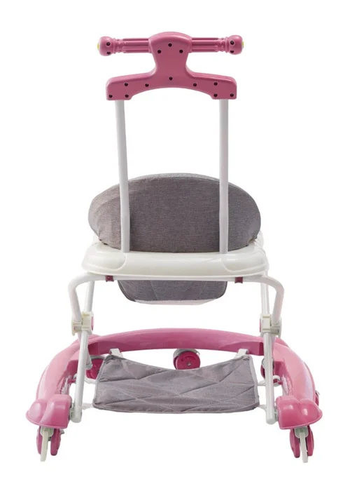 Kidkid Pink Foldable & Adjustable Baby Walker with Music 57x63x80cm - One Size Image 4