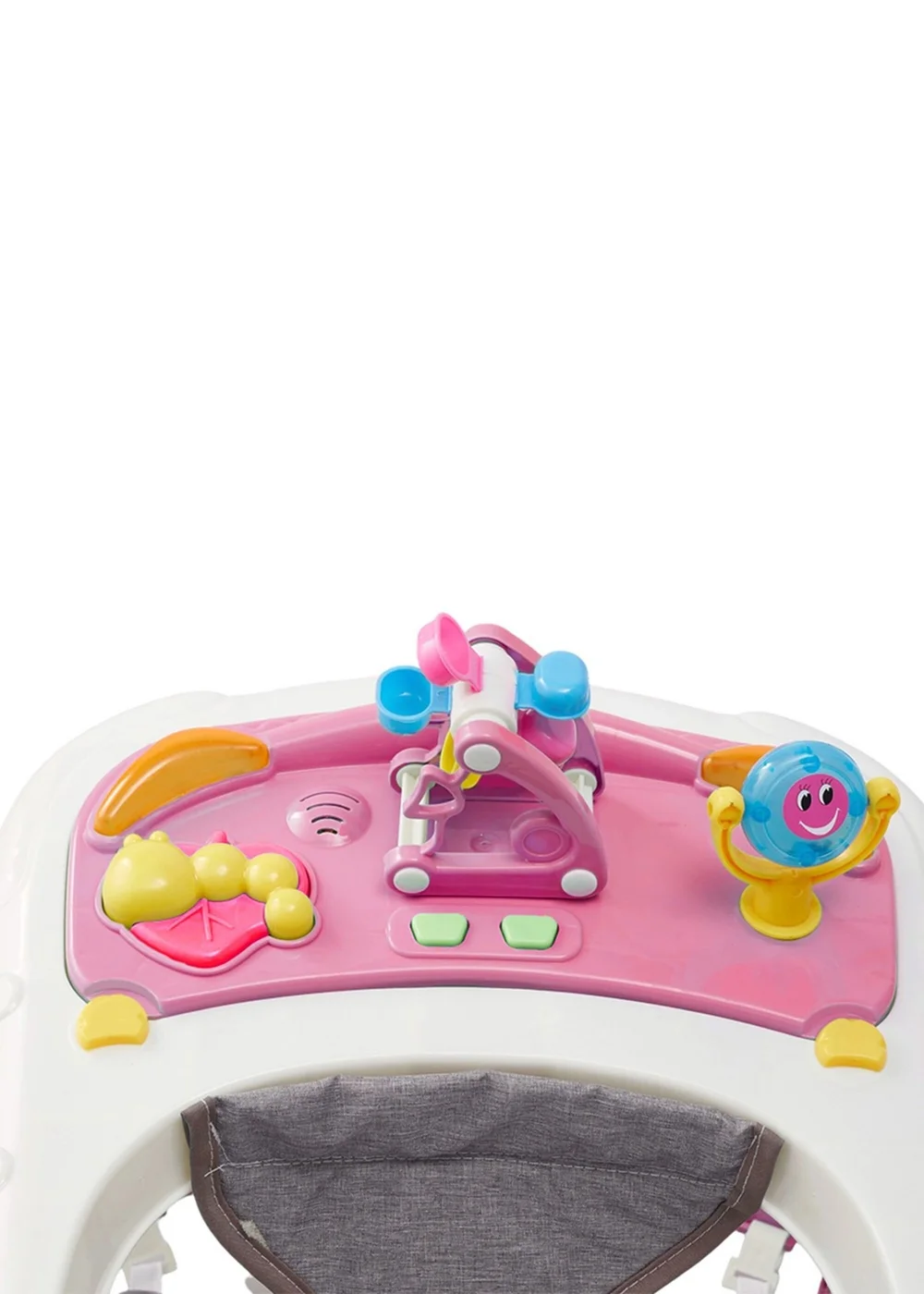 Kidkid Pink Foldable & Adjustable Baby Walker with Music 57x63x80cm - One Size Image 5