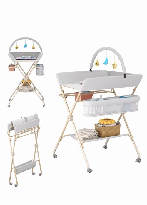 Kidkid Grey Versatile Folding Baby Changing Table 76x75x122cm - One Size Image 3
