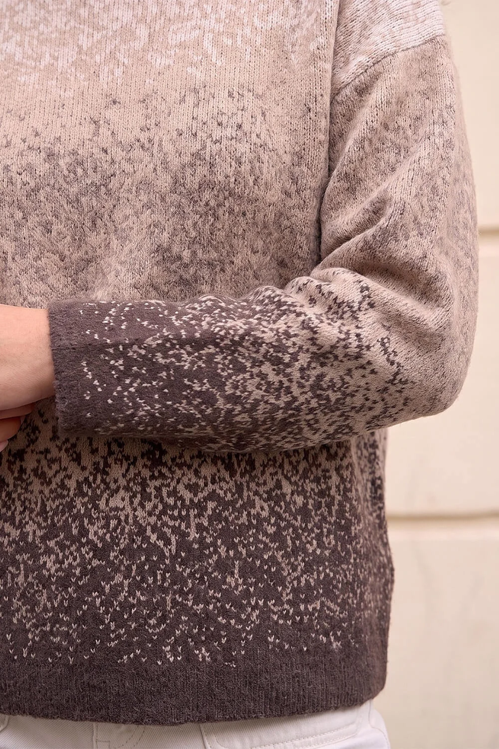 Roman Chocolate Petite Ombre Jumper - 18 Image 4