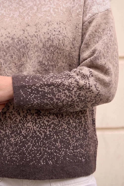 Roman Chocolate Petite Ombre Jumper - 18 Image 4