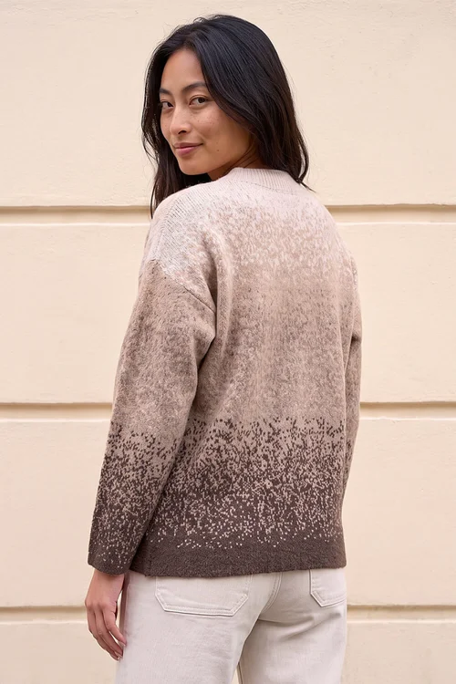 Roman Chocolate Petite Ombre Jumper - 18 Image 3