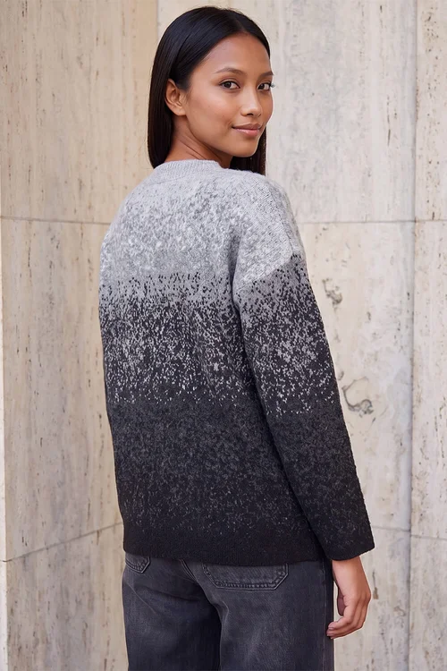 Roman Grey Petite Ombre Jumper - 16 Image 3