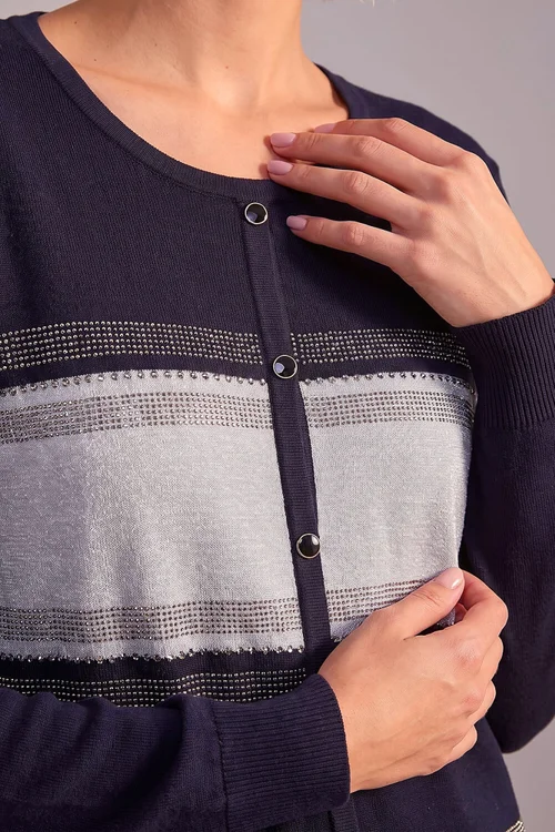 Roman Navy Sparkle Jumper - 10 Image 4