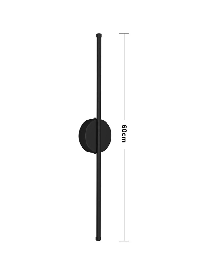 Kabinet Black Minimalistic Linear LED Wall Sconce 65x15x10cm