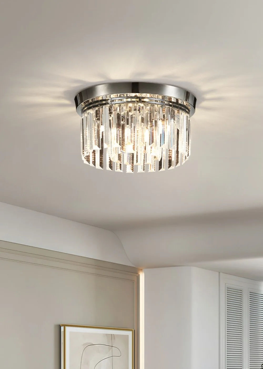 Kabinet Silver Crystal Mount Ceiling Light 30cm/35cm - S Image 2
