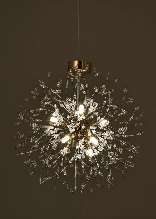 Kabinet Gold Firework Chandelier Hanging Pendant Ceiling Light 28x28x17cm - One Size Image 3