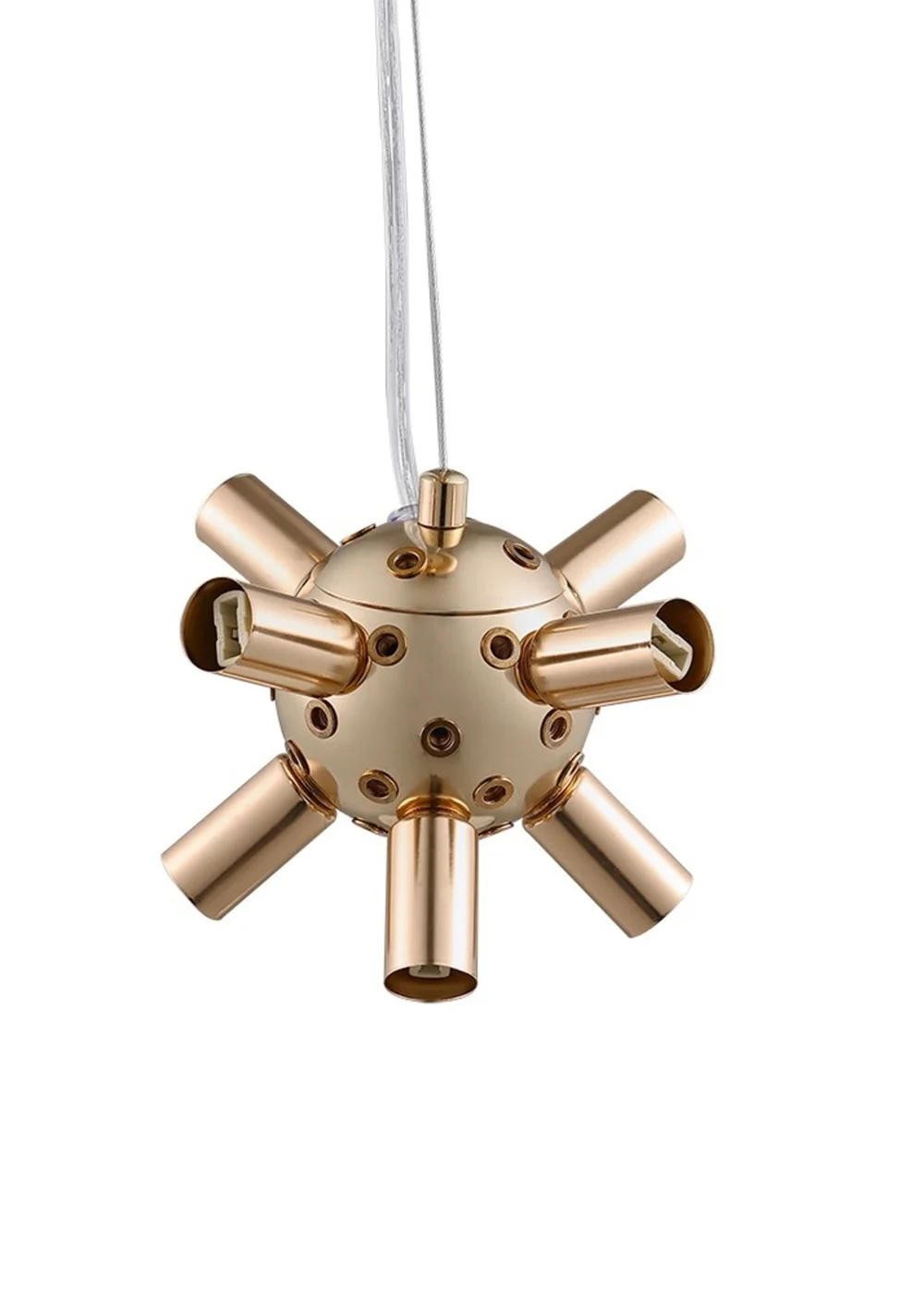 Kabinet Gold Firework Chandelier Hanging Pendant Ceiling Light 28x28x17cm - One Size Image 6