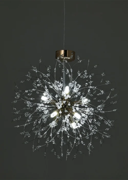 Kabinet Gold Firework Chandelier Hanging Pendant Ceiling Light 28x28x17cm - One Size Image 5