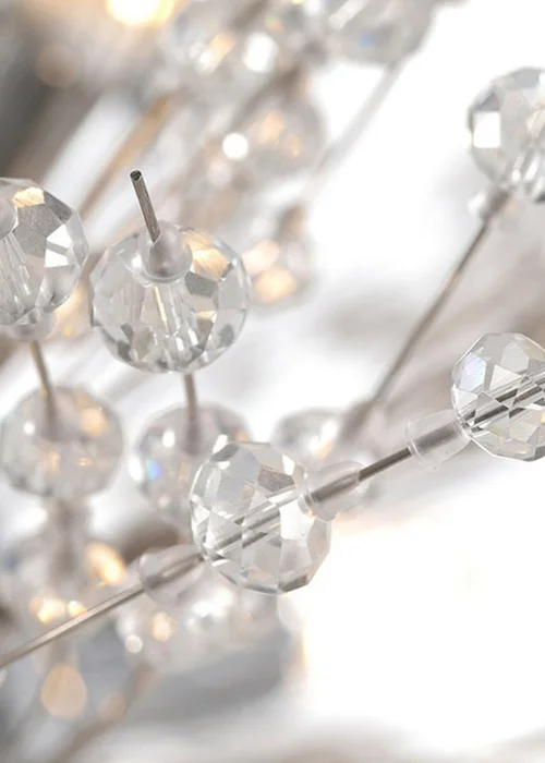 Kabinet Silver Sputnik Flush Mount Ceiling Light 50cm Dia - One Size Image 6