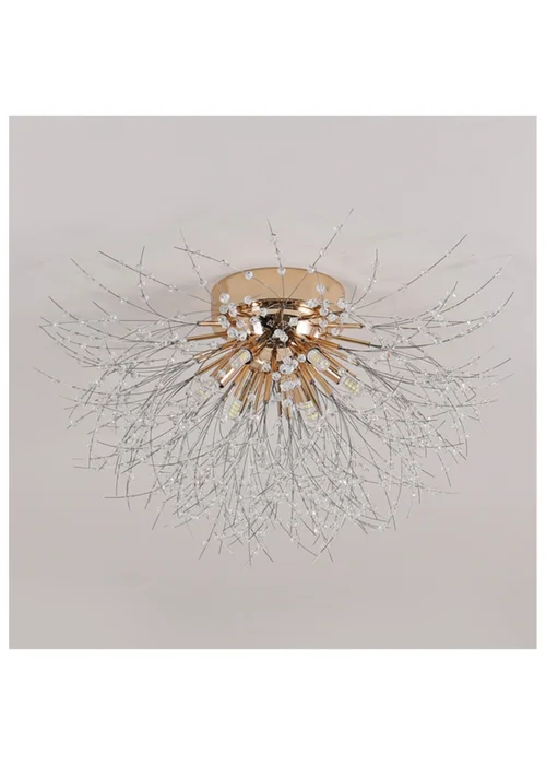 Kabinet Gold Sputnik Flush Mount Ceiling Light 50cm Dia - One Size Image 6