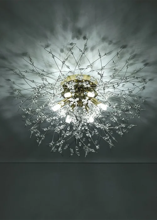 Kabinet Gold Sputnik Flush Mount Ceiling Light 50cm Dia - One Size Image 3