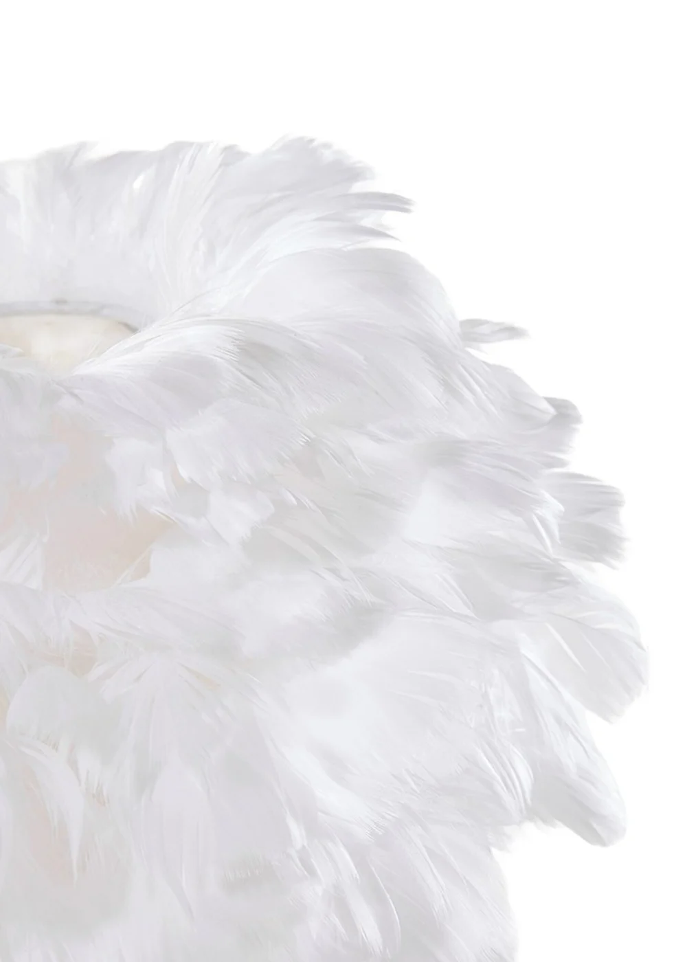 Kabinet Gold Feather Effect LED Table Lamp With 3 Colour Settings 25x25x38cm - One Size Image 5