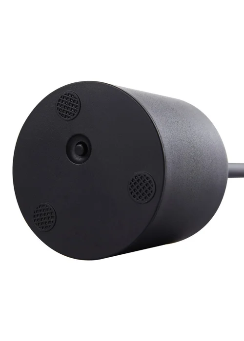Kabinet Black Industrial-style Rechargeable Dimmable Table Lamp Night Light 9x9x36.5cm - One Size Image 6