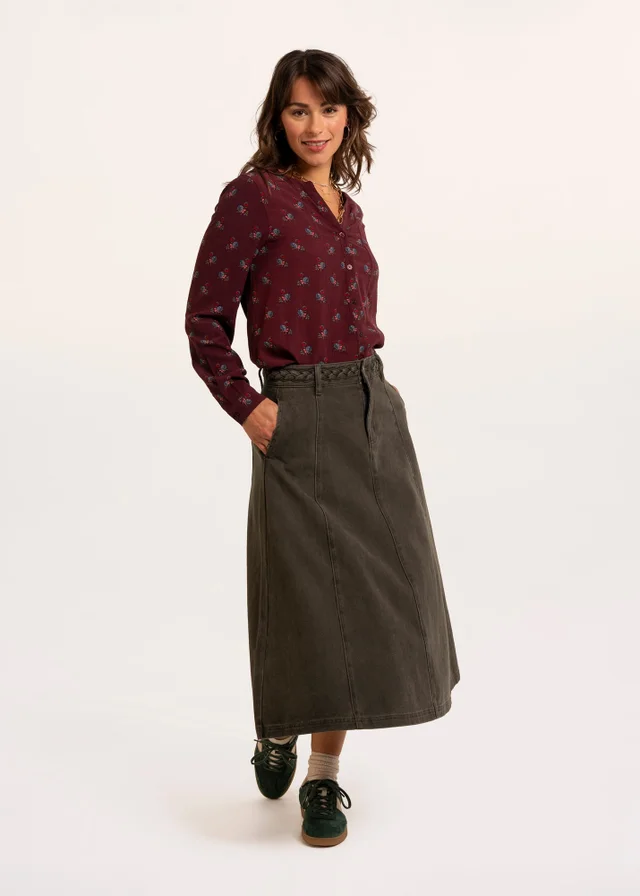 Brakeburn Plum Arabelle Blouse