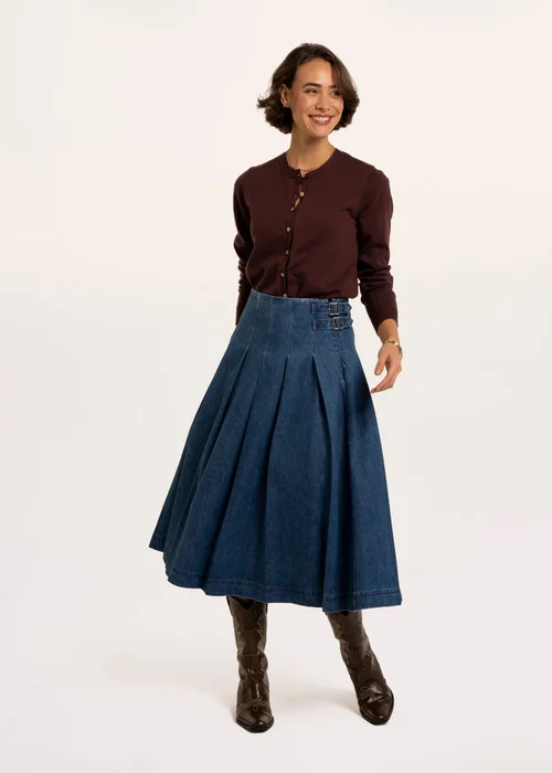 Brakeburn Burgundy Mia Knitted Cardigan - 8 Image 4