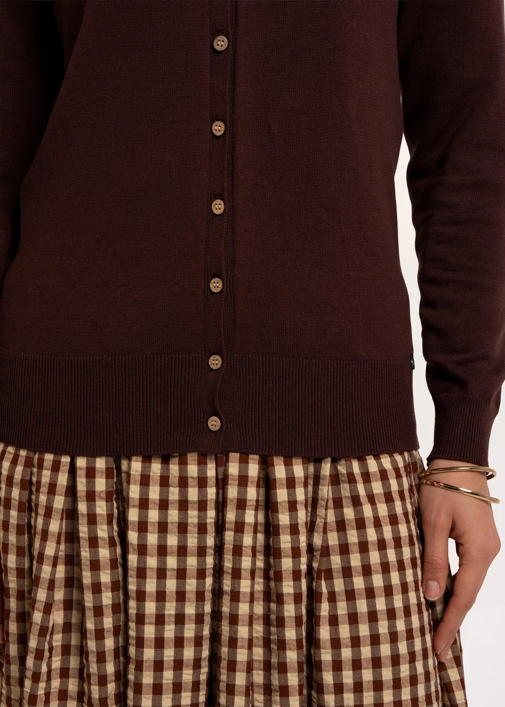 Brakeburn Burgundy Mia Knitted Cardigan - 8 Image 5