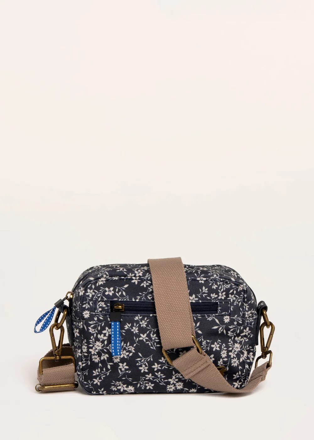 Brakeburn Navy Sabine Willow Storm Printed Cross Body Bag - One Size Image 1