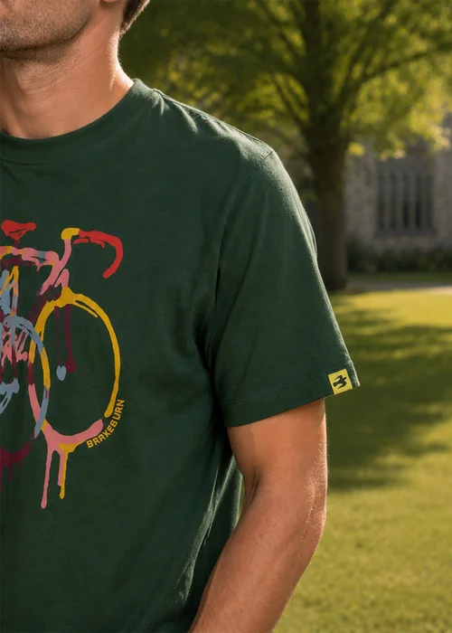 Brakeburn Green Neasden Pained Bikes T-Shirt - XL Image 1