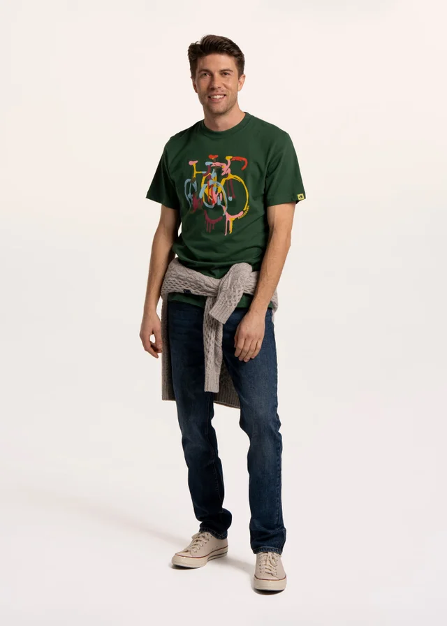 Brakeburn Green Neasden Pained Bikes T-Shirt
