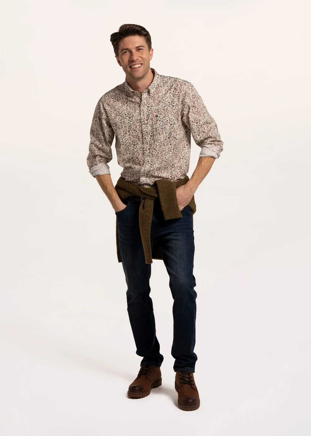 Brakeburn Multi Camden Woodland Floral Printed Shirt - 2XL Image 5