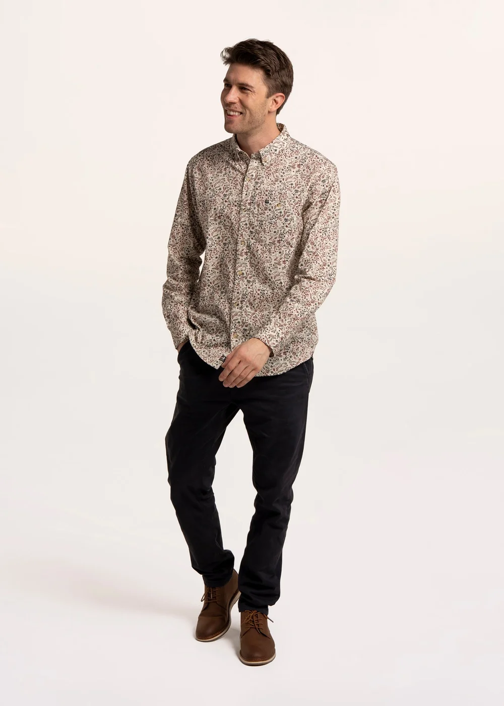 Brakeburn Multi Camden Woodland Floral Printed Shirt - 2XL Image 3