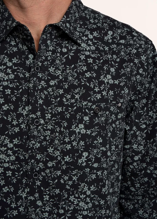 Brakeburn Blue Chancery Floral Printed shirt - 2XL Image 4