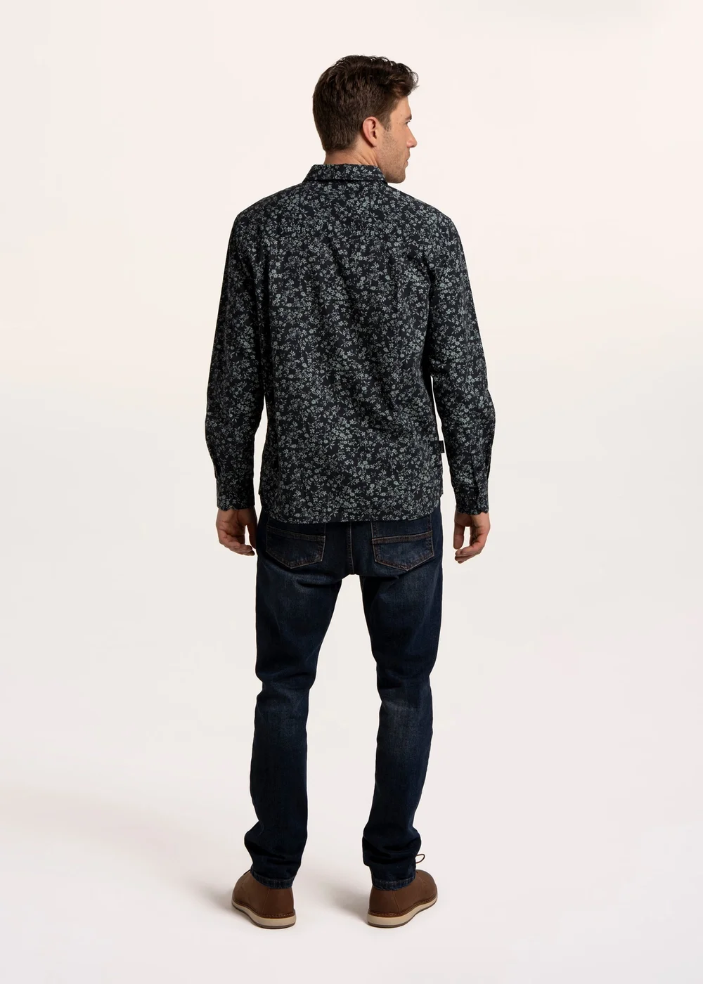Brakeburn Blue Chancery Floral Printed shirt - 2XL Image 2