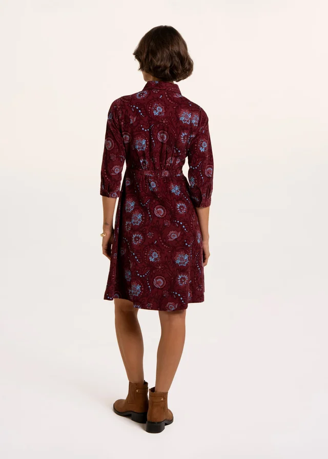 Brakeburn Burgundy Ash Dress