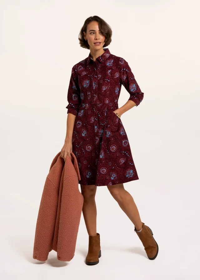 Brakeburn Burgundy Ash Dress