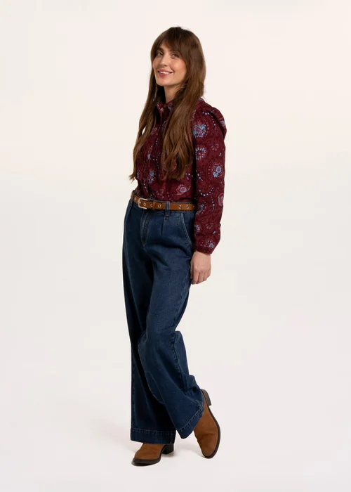 Brakeburn Burgundy Rania Blouse - 16 Image 3