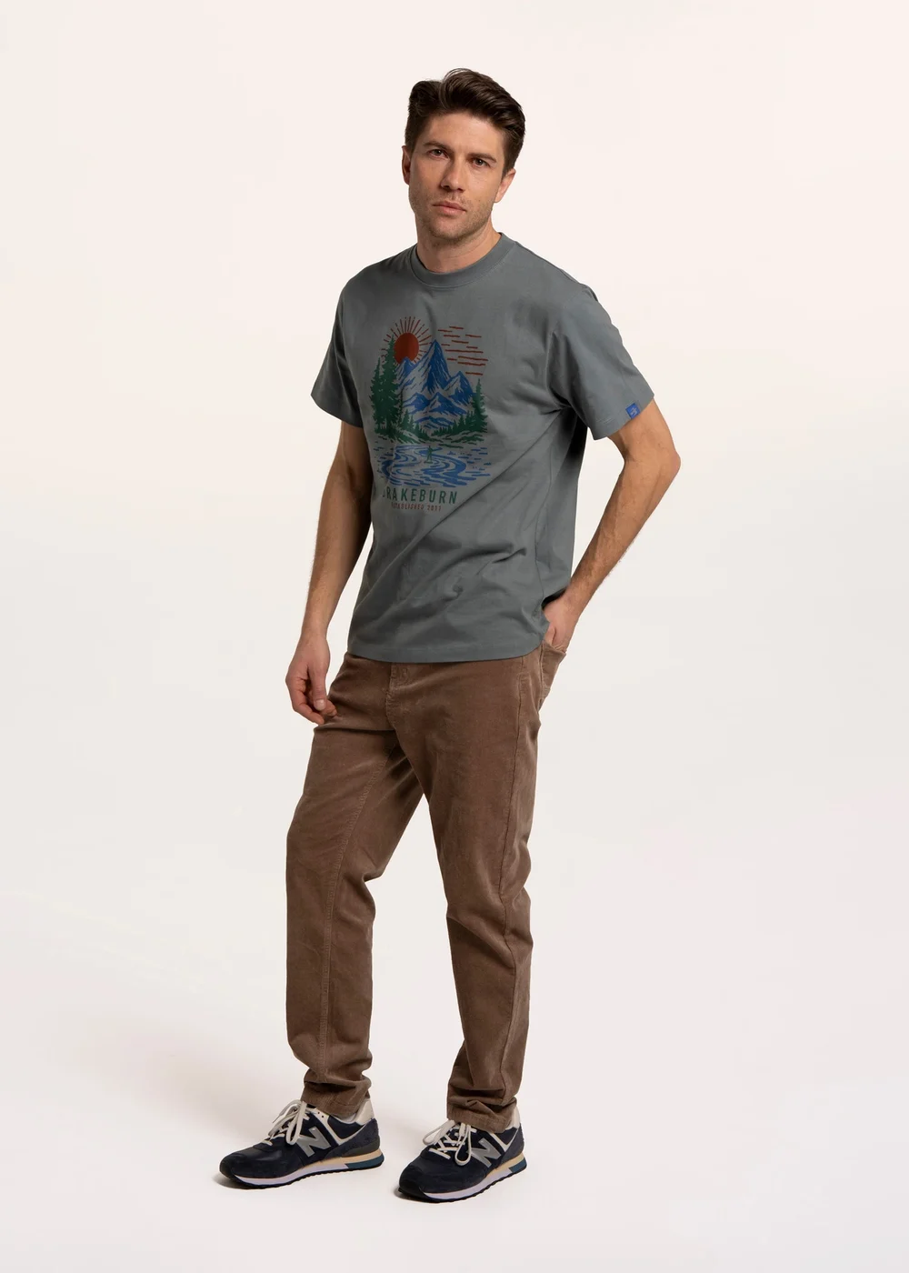Brakeburn Green Hammersmith Outdoors T-Shirt - M Image 3