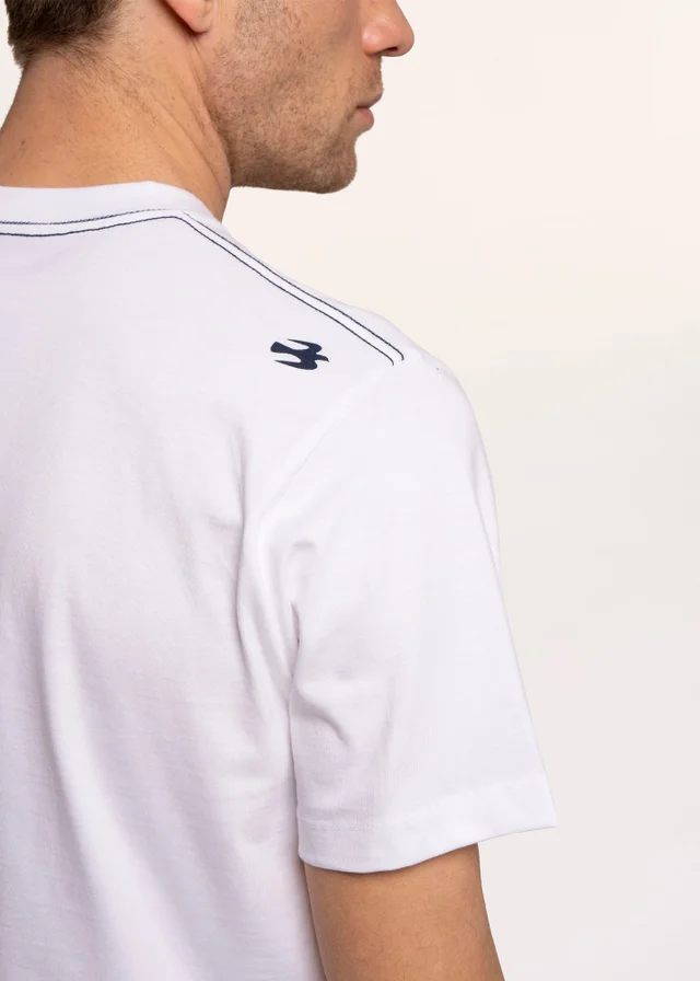 Brakeburn Cream Leyton Sun Set Surf T-Shirt