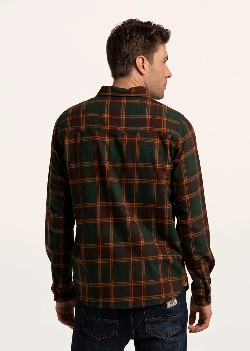 Brakeburn Green Finsbury Check Shirt - L Image 2