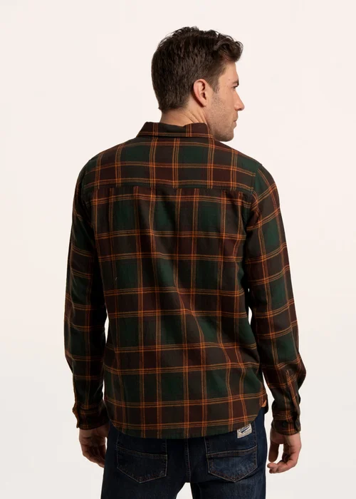 Brakeburn Green Finsbury Check Shirt - L Image 2