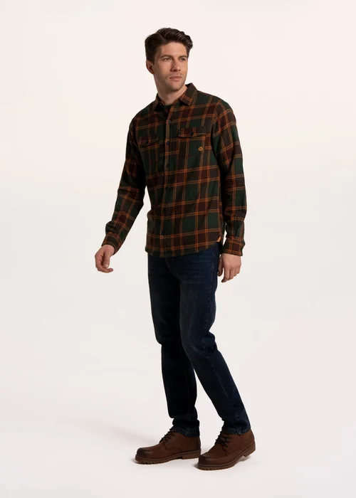 Brakeburn Green Finsbury Check Shirt - L Image 3