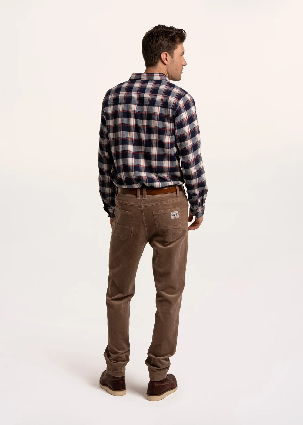 Brakeburn Navy Goldhawk Check Shirt - L Image 2